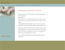 Tablet Screenshot of mattias.ch